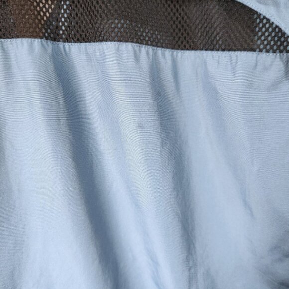 Nike Cycling Vest Mens Size Large Blue Reflective Zipper Vented Back Zip Pockets - Picture 9 of 13